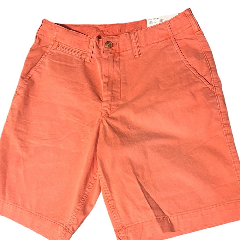 American Eagle Men’s Ne(x)t Level Flex Classic Shorts Orange Size 31 NWT